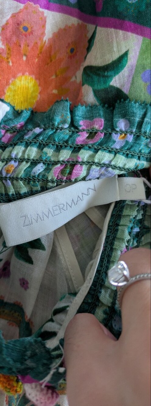 Zimmermann Ginger Swing Ramie Maxi Dress - Picture 9 of 11